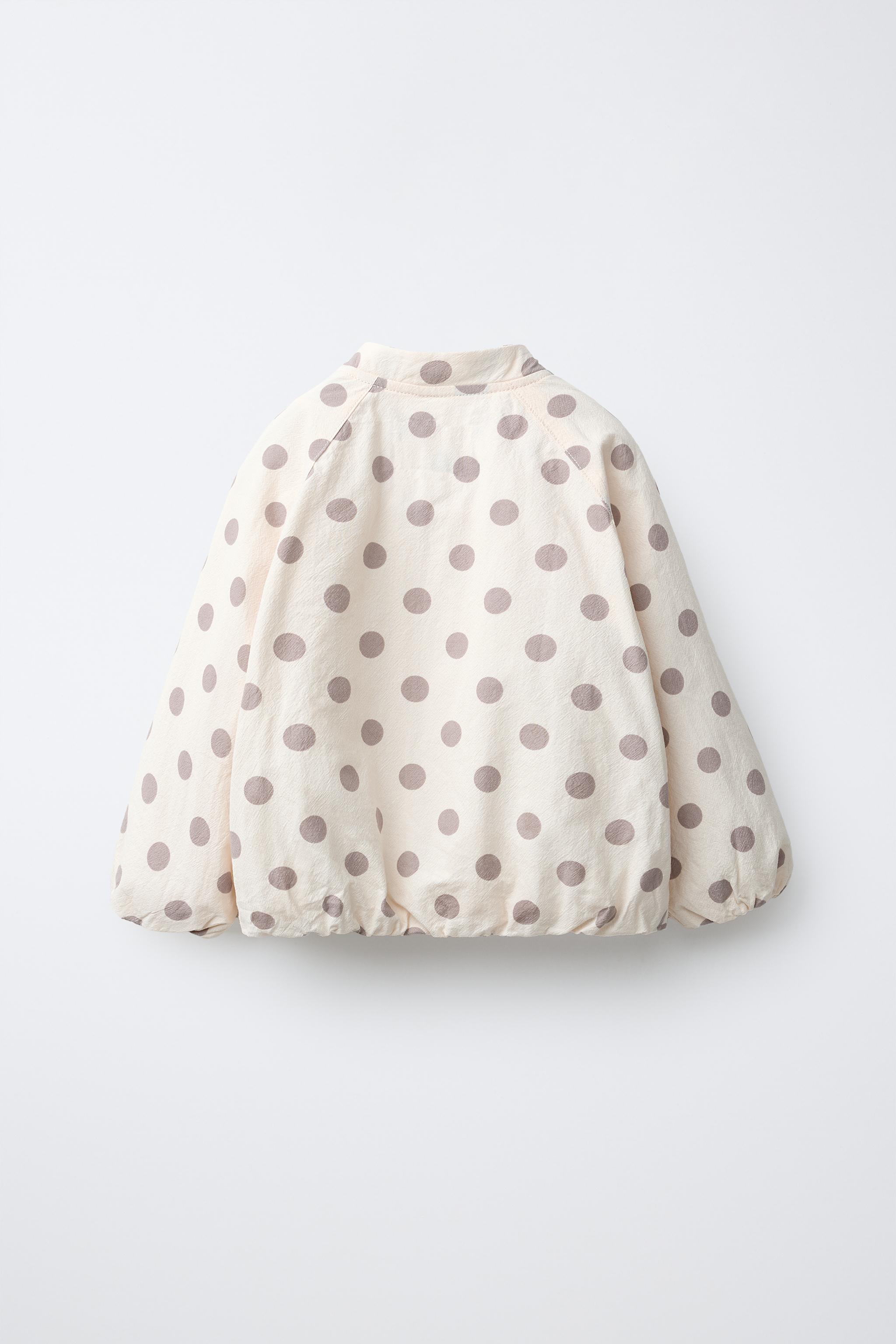 BLOUSON BOMBER MATELASSÉ À POIS